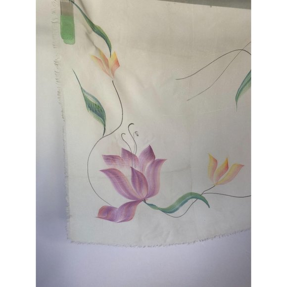 Spring Flowers Vintage Scarf - Picture 5 of 16